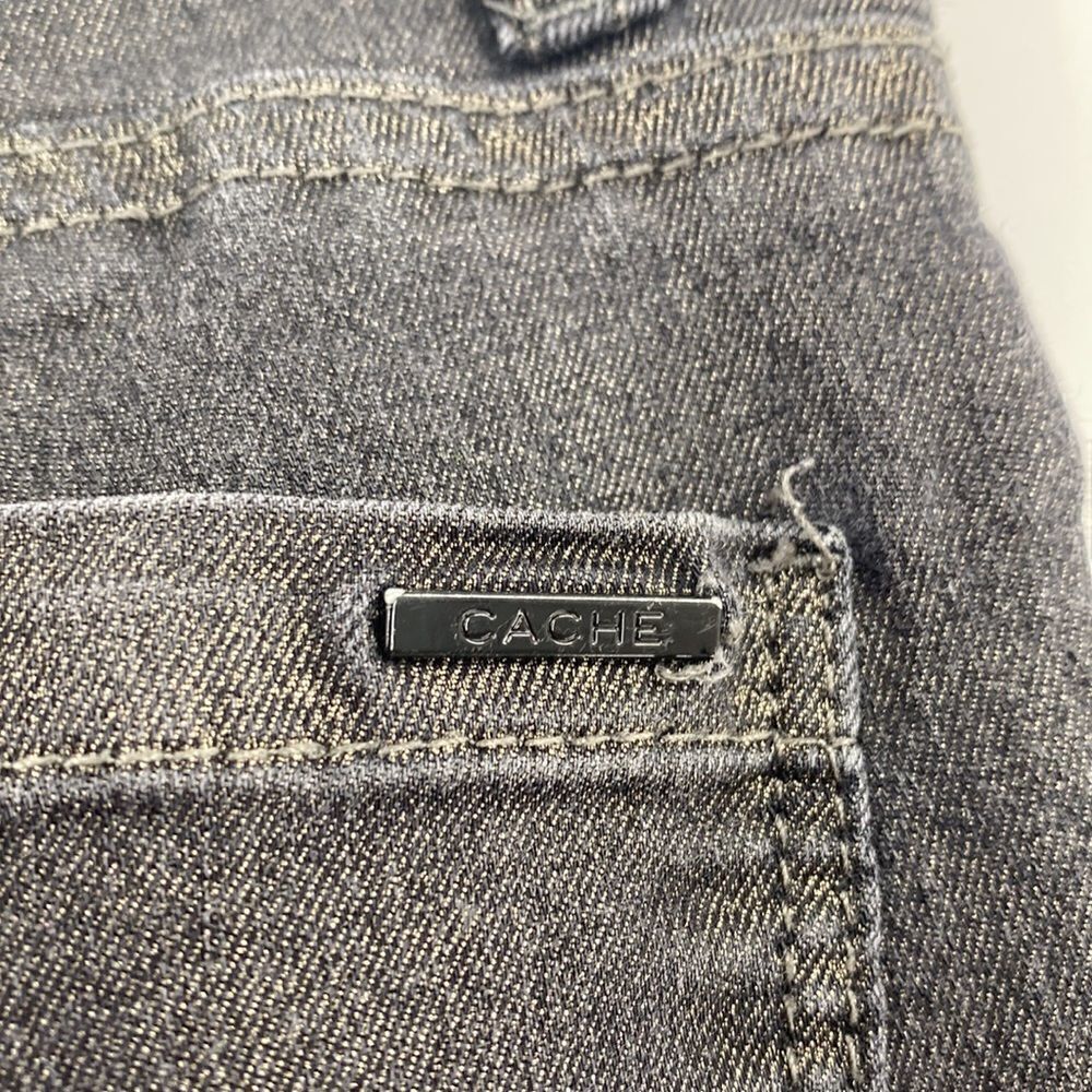 Cache Black Shimmer Pants size 0 - Picture 6 of 6